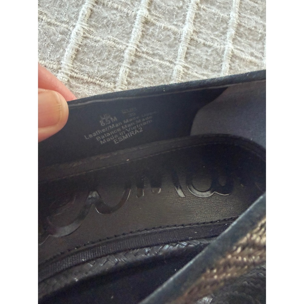 Sam Edelman black woven Esmira flats Size 8.5 - Picture 3 of 7